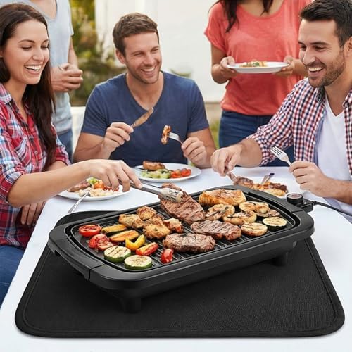 15 X 18 in Heat Resistant Mat for Tabletop Grill Small Grill Mat - Image 6
