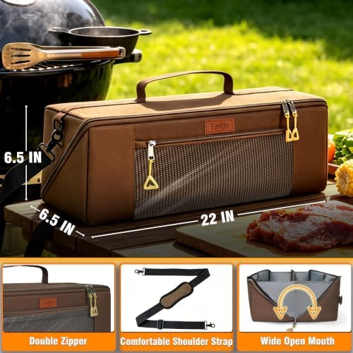 Grill Tool Storage Bag 22Inch Utensil Organizer for Outdoor Cooking ﻿ - Image 2