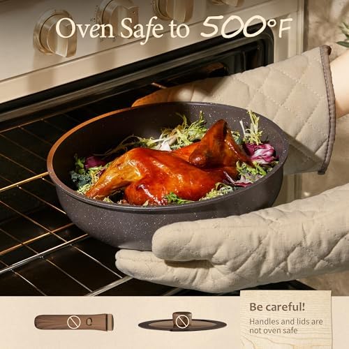 CAROTE 27pcs Pots and Pans Set Non Stick, Detachable Handle Cookware - Image 7