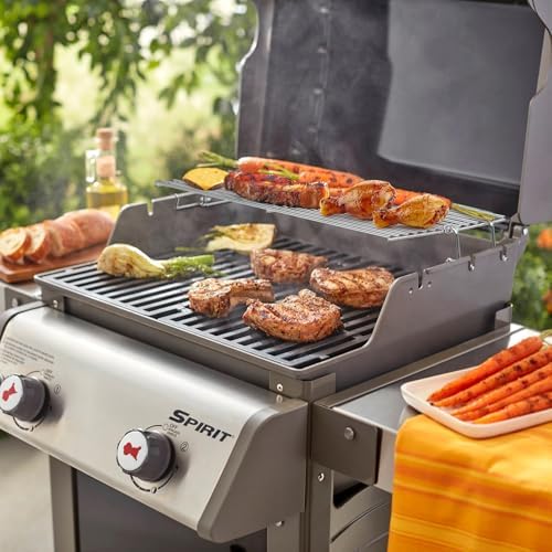 onlyfire Foldable Stainless Steel Warming Rack Grilling Parts for Weber Spirit/Spirit II 200 Series Grills with Front Control Knobs, Replaces Weber 67026, NOT FIT Newest Spirit Manufactured Since 2025 - Image 6