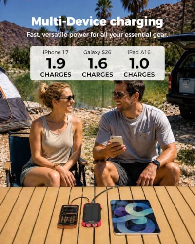 BLAVOR Solar Power Bank 10,000mAh Portable Wireless Charger for Cell Phones - Image 4