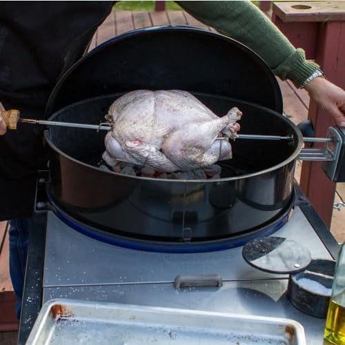 Weber® Kettle Grill Rotisserie Kit for 22" Charcoal Grill - Image 2