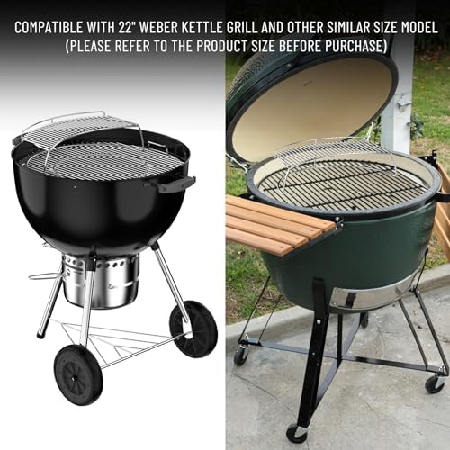 Skyflame Charkettle Stainless Steel Warming Rack - Image 4