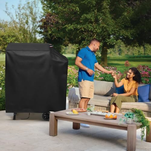Charcoal Grills Cover 34" for Large Charcoal Grills with Side Shelf - Image 2
