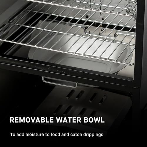 Masterbuilt® 40-inch ThermoTemp Propane Gas Vertical BBQ Smoker with Analog Temperature Control and 960 Cooking Square Inches in Black, Model MB20051316 - Image 6