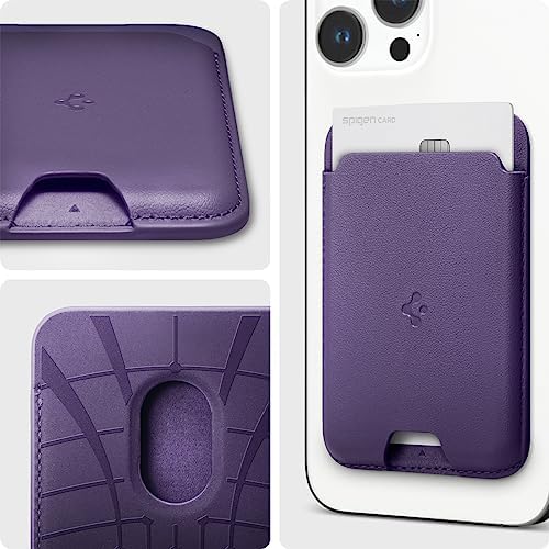 Spigen for MagSafe Wallet, Holds 2 Cards, Strong Magnet, Valentinus MagFit - Image 3