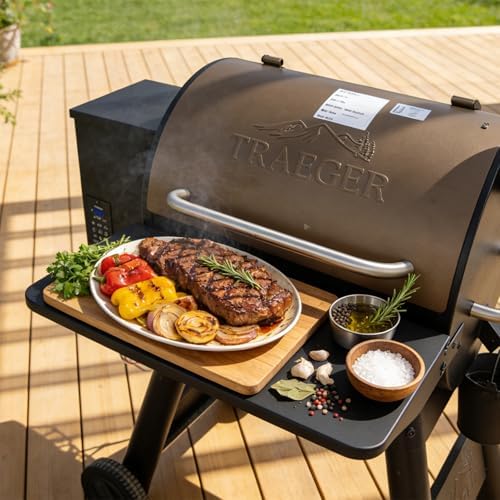Utheer Folding Front Shelf for Traeger Pro 22, Pro 575, Ironwood 650 - Image 2