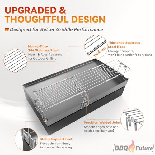 Griddle Warming Rack for Blackstone, Adjustable Griddle Accessories - Image 7