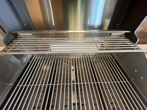 Mont Alpi 27"W x 6"D Replacement Stainless Steel Warming Rack for MAi400 / MAi400-D / MAi400-BSS Outdoor Kitchen Islands + MABi400 / MABi400-BSS Built-in + MA-400AW / MA400-AWBSS Artwood Grill Models by MontAlpi