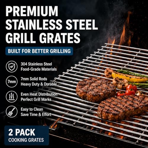 Uniflasy 7639 Grill Grates for Weber Spirit 300 & GS4 Spirit II 300 - Image 4