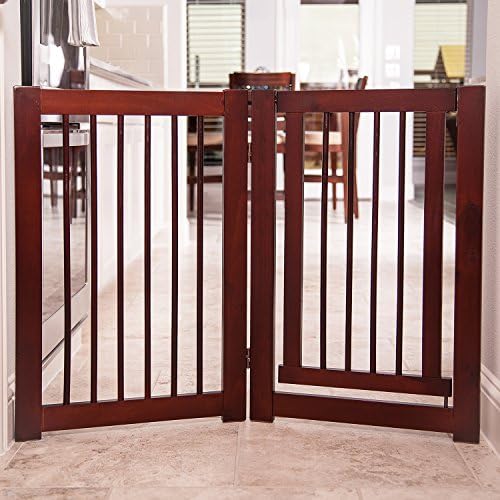 Primetime Petz 33234 Extension Kit for 360 Configurable Walk Through Folding Pet Gate,Walnut, (30" With Door) - Image 5