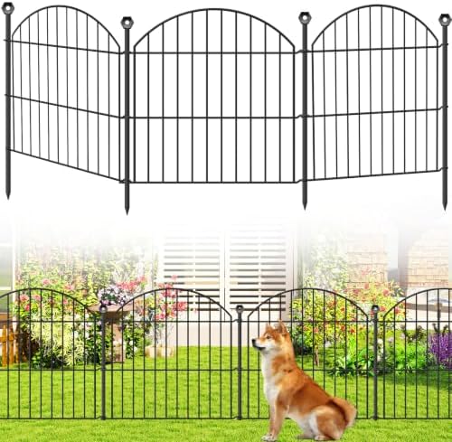 Decorative Garden Fence, 24in (H) x 20ft(L) No Dig Fence by Thrivinest