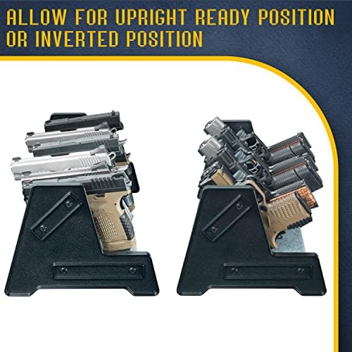 Mind and Action Pistol Rack, Handgun Holder for Safe, Cabinet Organizer, Gun Accessories, Gifts for Men - Image 3