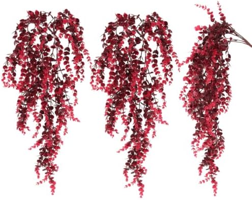 RECUTMS 3Pcs Artificial Fall Hanging Monkey Plants Faux Draping Greenery by RECUTMS