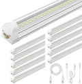 ELEKICO Super Bright 50w 7200lm 5000k V Shape 4ft Led Shop Lights for Workshop 4ft, 4' Linkable 4 Foot Led Shop Lights with Plug in Power Cable On/Off Switch for Garage Basement Warehouse by ELEKICO