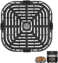 GWY Air Fryer Accessories for Instant Vortex Plus 6QT Instant Pot Vortex Plus 6QT Clear Cook Air Fryer, Original Air Fryer Replacement Tray Grill Pan Plate Crisper Plate Rack Parts by GWY