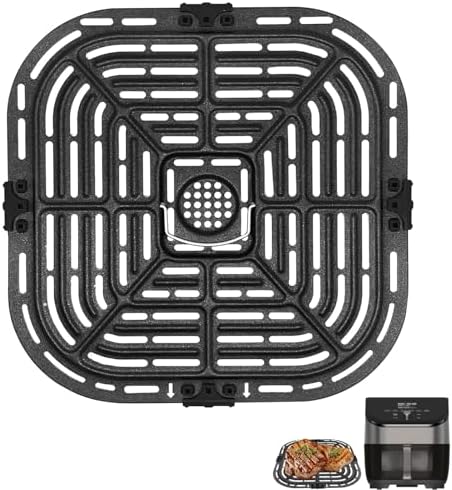 GWY Air Fryer Accessories for Instant Vortex Plus 6QT Instant Pot Vortex Plus 6QT Clear Cook Air Fryer, Original Air Fryer Replacement Tray Grill Pan Plate Crisper Plate Rack Parts by GWY