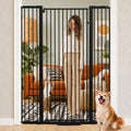 YZHDUXIU Extra Tall Cat Gate,Extra Wide Adjustable Gate(Black 55''T*48 ''W) by Yzhduxiu