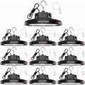 CINOTON 160W UFO LED High Bay Light, Aluminum LED Shop Lights with 24000LM, 5000K Commercial Bay Lighting for Warehouse Garage Workshop Factory Shed, 6' Cable & Safety Rope, ETL Listed 10 Pack by CINOTON