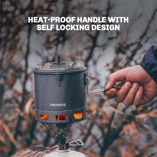 Fire-Maple Petrel G2 Ultralight Camping Pot, Foldable Handle, 750ml - Image 3