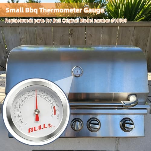 16509 Stainless Steel BBQ Thermometer Gauge for Bull Angus Grills - Image 7