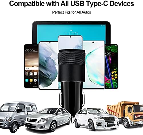 USB C Samsung Fast Car Charger for Galaxy S26 Ultra S26 S25 Ultra S25 FE A17 A16 A15 A36 A56 Z Flip7 Fold7 A55 iPhone 17e 17 16e 16 15 Pro Max,Rapid Wall Charger+Car Charger Adapter+2 Type C Cable 3ft - Image 7