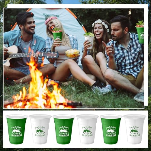 LemonRoad 50 Pcs Camp Bachelorette Party Plastic Cups 16oz - Image 6