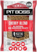 Pit Boss Cherry Blend 100% All Natural Hardwood BBQ Pellets, 15 lb Bag by PitBoss%C2%AEGrills