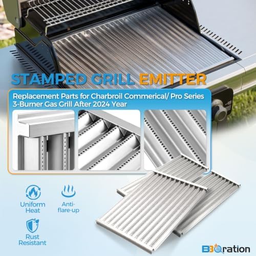Grill Emitter for Charbroil Pro/ Commerical Series 3 Burner Grill & Griddle - Image 4