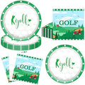 40pcs Golf Themed Birthday Party Supplies Golf Paper Plates and Napkins by Unknown