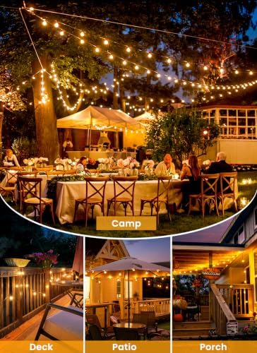 Brightown 75FT 36LED Solar String Lights Outdoor with Remote & USB Port - Image 7
