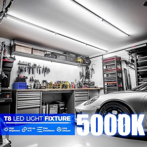 Barrina T8 LED Shop Lights, 3FT 30W 4600LM 5000K, High Output Tube, 6 Packs - Image 4