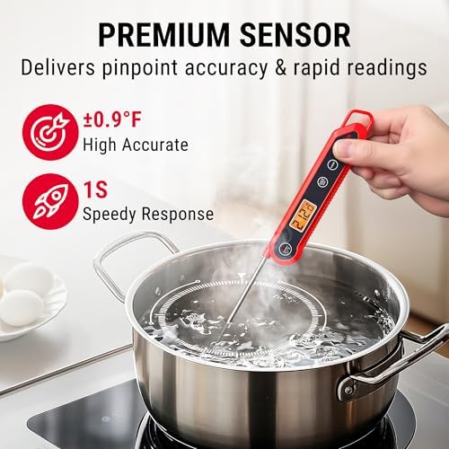 TempPro TempSwift 1 Sec Meat Thermometer Digital for Kitchen Cooking Food - Image 3