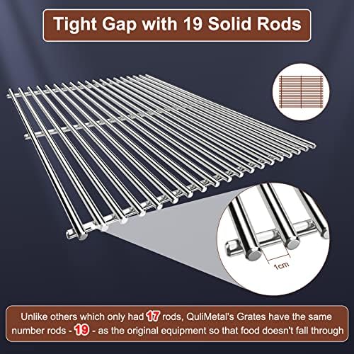 QuliMetal 18.75" Grill Grates for Weber Genesis II 300 & II LX 300 Series - Image 3