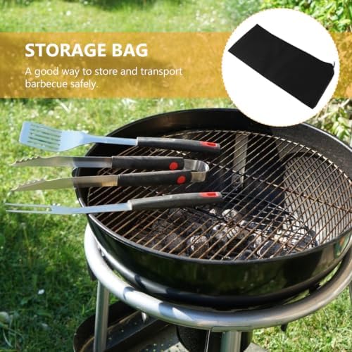 4pcs Bbq Tool Pouch Bag, Multi-purpose Storage for Outdoor Use - Image 5