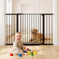 Mumeasy 36-58 in Wide Baby Gate for Stairs, 36 in Extra Tall Dog Gate,Black by Mumeasy-FocusonBabyPetSafetyGate