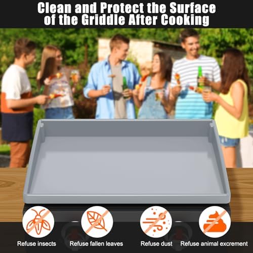 Silicone Griddle Mat Cover for Blackstone - 22 Inch True All-Encompassing Coverage Heavy Duty Food Grade Grill Buddy Mat, All Season Cooking Surface Protective Cover - Image 2