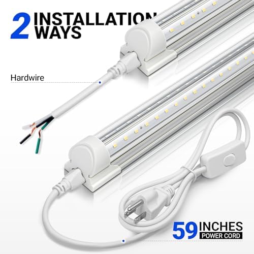 Barrina T8 LED Shop Lights, 3FT 30W 4600LM 6500K, High Output Tube, 6 Packs - Image 6