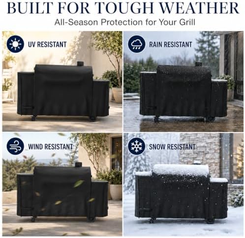 GRISUN Grill Cover for Pit Boss 1100 Pro Series Pellet Gas Combo Grill - Image 5