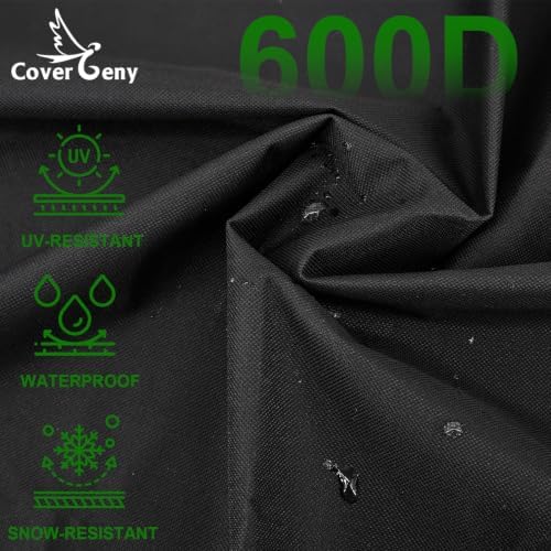 Outdoor BBQ Grill Cover for Weber Genesis 4 Burners 400 Series : E-415,S-415,Weber Summit 400 Series : E-420,E-470,S-420,S-470,Fade Resistant,Weather Resistant Barbecue Gas Covers 70" - Image 3
