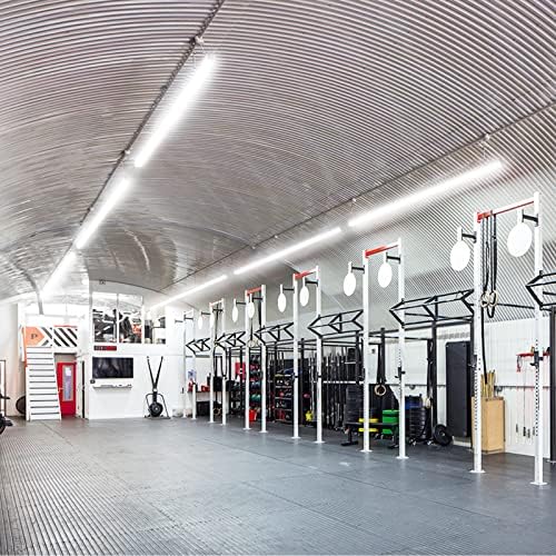 ANTLUX 110W LED Shop Light 8FT Linear Strip Lights Linkable, 12000 Lumens, 5000K, 8 Foot Garage Lights, Surface Mount and Hanging Ceiling Lighting Fixture, 2 Pack - Image 4