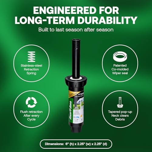 Rain Bird 1804QDPRS Pressure Regulated 4 Inch Pop Up Sprinkler Head 4 Pack - Image 5