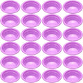 24 Pack 12 oz Disposable Plastic Bowls Dessert, Ice Cream, Salad, Soup Serving Cups for Party, Picnic, Food Snacks (Purple) by Unknown