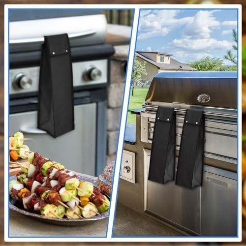 Amylove 2 Sizes Grill Utensil Storage BBQ Tool Bag, 24.5" x 9.5" x 8" - Image 6