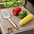 GORILLA GRIP Silicone Grill Mat, Heat Resistant Up to 550F, 13x11, Beige by GorillaGrip