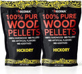 Kona 100% Hickory Smoker Pellets, Intended for Ninja Woodfire Outdoor Grill, 16 lb Resealable Bag by Kona