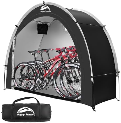 Happy Travel Bike Storage Shed Tent, Outdoor Portable Bicycle Storage Sheds by HappyTravel