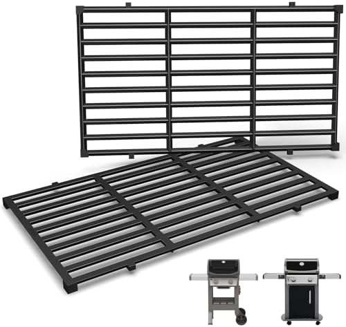 17.5 Inch Porcelain Grill Grates for Weber Spirit 200 Series Grills by QuliMetal