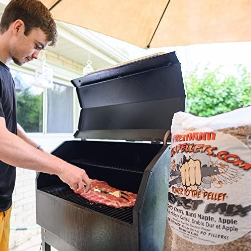 CookinPellets Perfect Mix Natural Hardwood Hickory, Cherry, Hard Maple, and Apple BBQ Grill Wood Pellets for Pellet Grill and Pellet Smoker, 40 Lb Bag - Image 7