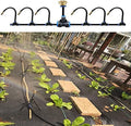 Outdoor Misting Cooling System Kit with Flexible Adjustable Nozzles & Flexible Misting Line & Filter, Patio Misters Mister System Drip Irrigation System for Outside Patio(Size:10m Tube+ 10 nozzles,) by Unknown